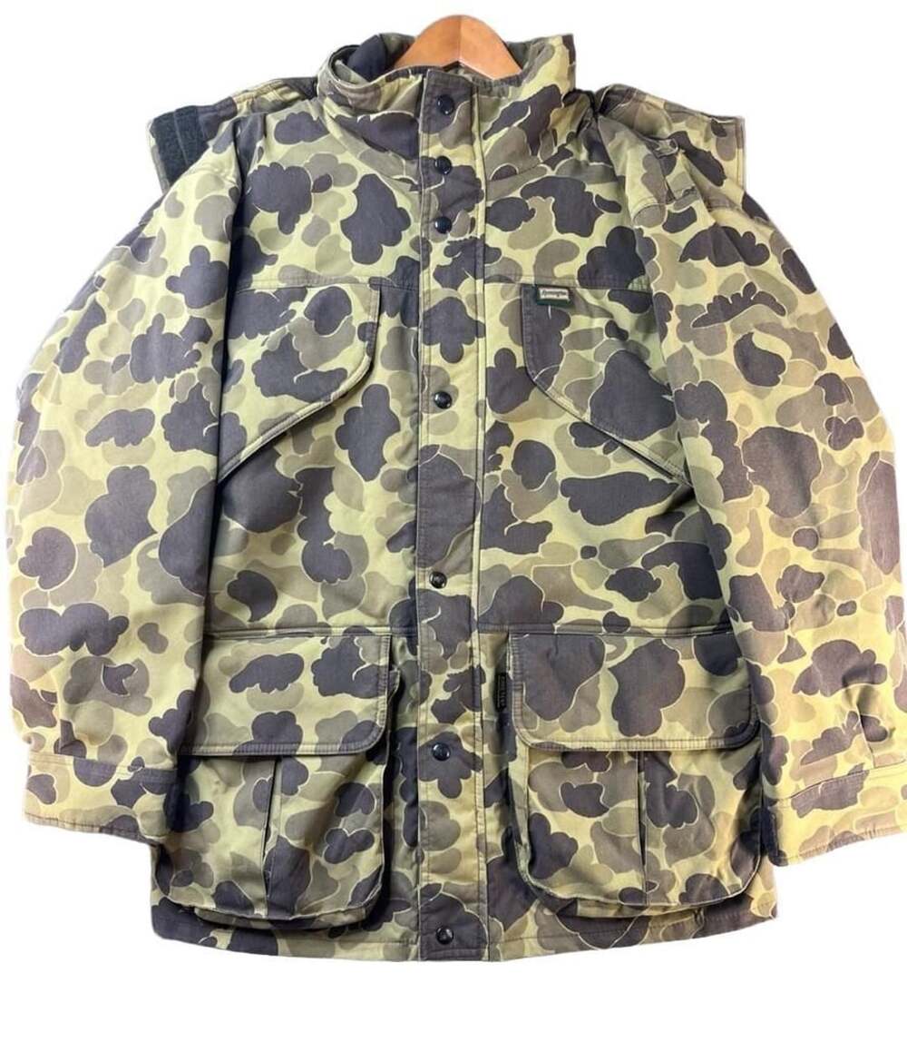 Vintage Remington Gore-Tex Duck Camo Hunting Jacket, Size Large